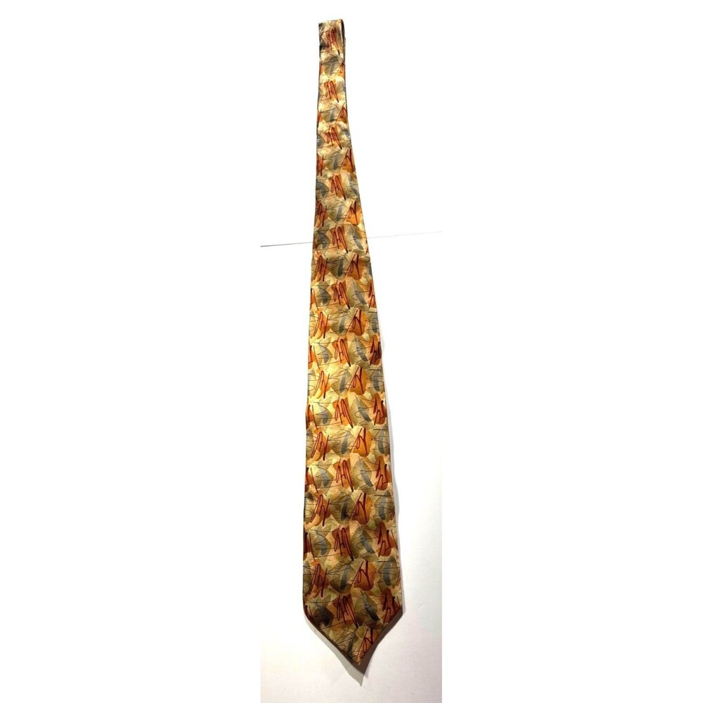 Jerry Garcia Mens Silk Neck Tie Geometric Abstract Limited Edition Collection 42